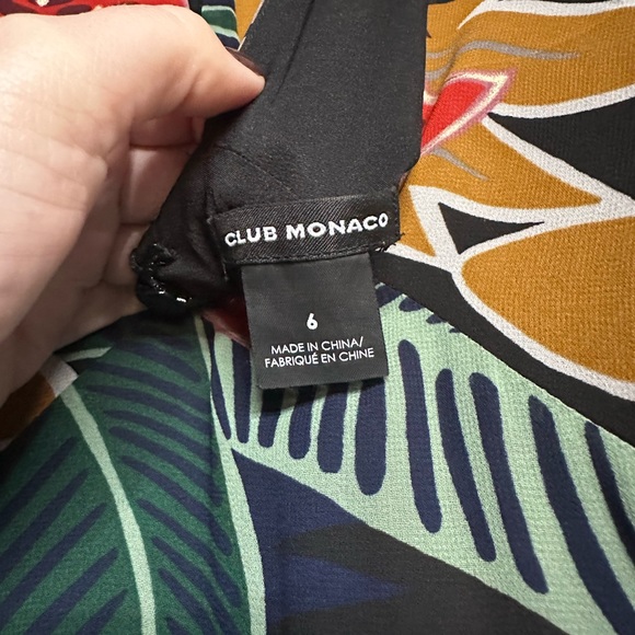 NEW Club Monaco Zorbina Pleated Floral Midi Dress 6 - Picture 7 of 8